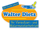 Logo Walter Dietz - Verputzer- und Malermeisterbetrieb - Strahlungen (Bayern)