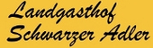 Logo Landgasthof Schwarzer Adler - Diebach-Unteroestheim (Bayern)